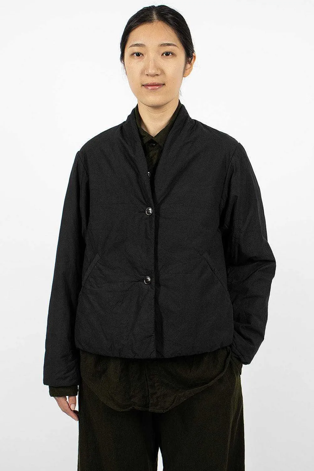 Chez Vidalenc Mini Coat Cotton Cambric| Outerwear
