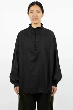 Chez Vidalenc Mini Medici Shirt Black| Tops