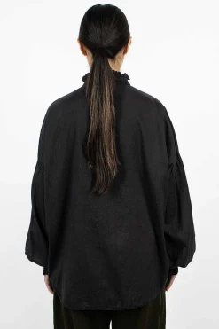 Chez Vidalenc Mini Medici Shirt Black| Tops