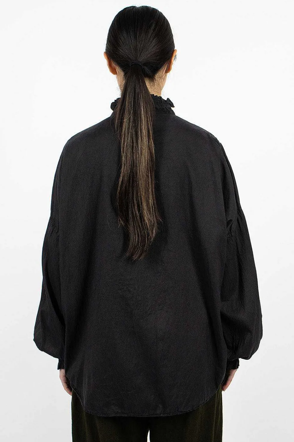 Chez Vidalenc Mini Medici Shirt Black| Tops