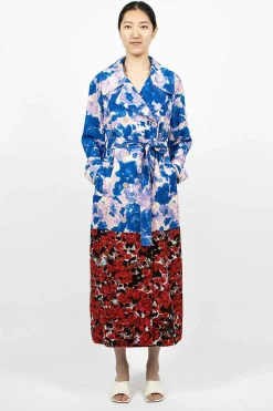 Dries Van Noten Mixed Floral Coat| Outerwear