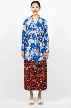 Dries Van Noten Mixed Floral Coat| Outerwear