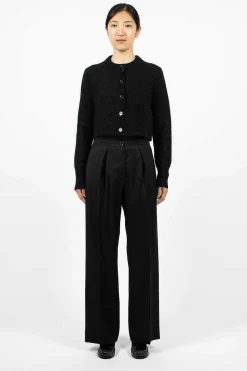 Acne Studios Mohair Cardigan Black| Knitwear