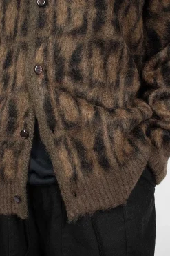 Needles Mohair Cardigan Papillon Print| Outerwear