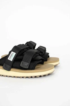 Suicoke Moto-Cab Eco Black/Beige| Shoes