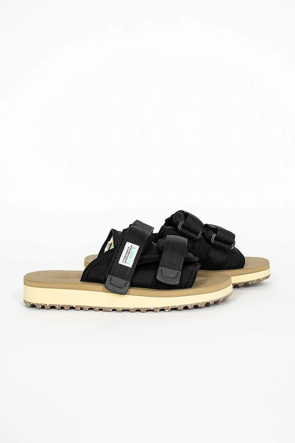Suicoke Moto-Cab Eco Black/Beige| Shoes