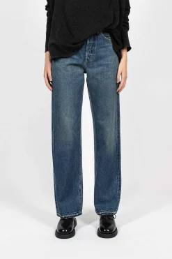 Chimala Mp03B Straight Cut Jean Medium Distress| Trousers