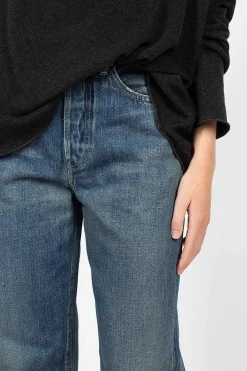 Chimala Mp03B Straight Cut Jean Medium Distress| Trousers