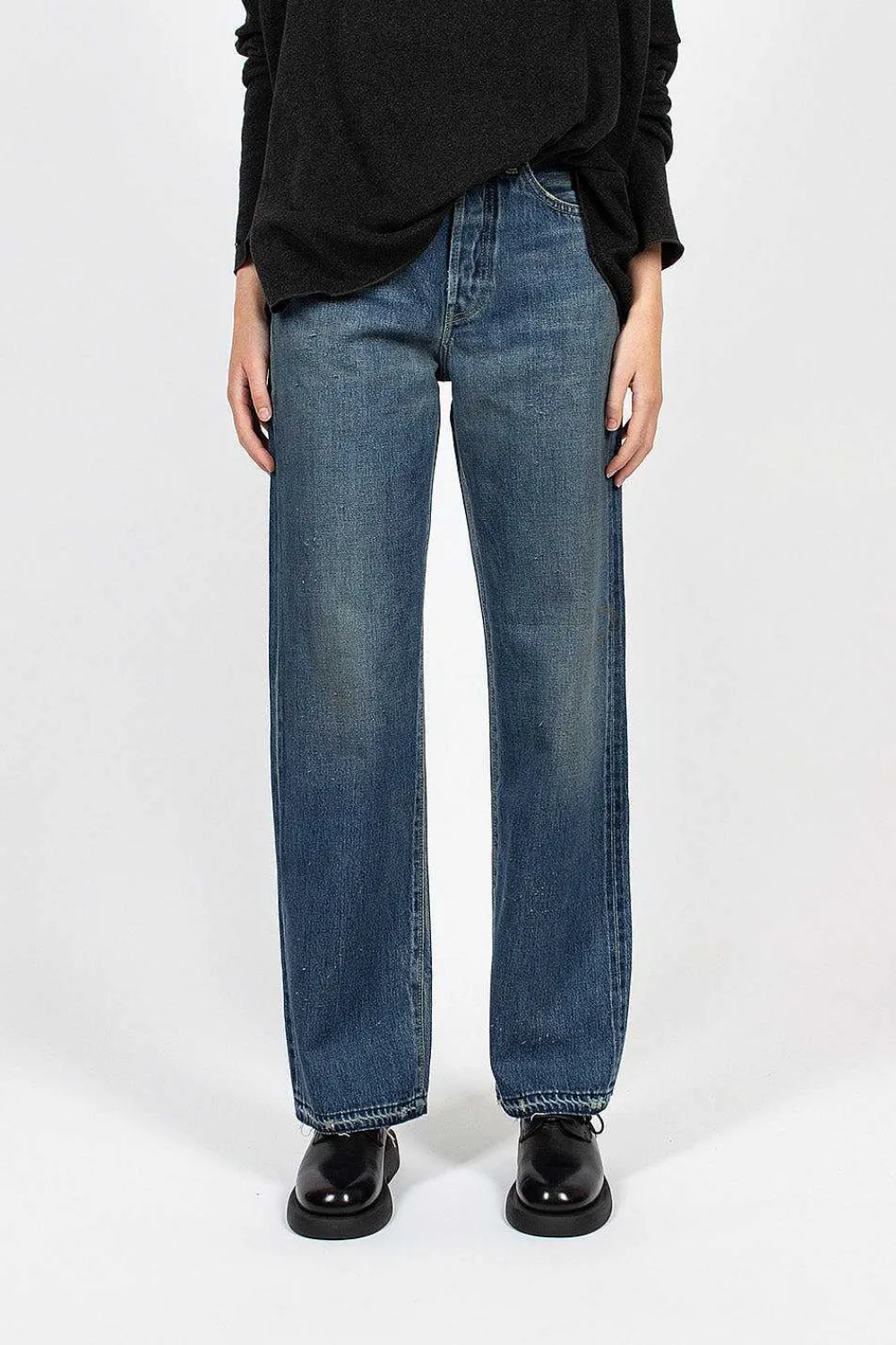 Chimala Mp03B Straight Cut Jean Medium Distress| Jeans