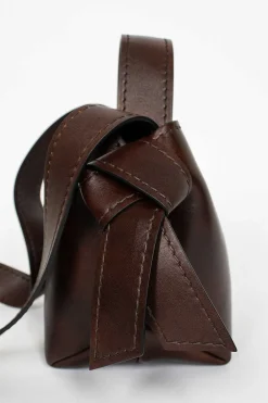 Acne Studios Musubi Midi Tote Dark Brown| Bags