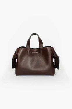 Acne Studios Musubi Mini Shoulder Bag Dark Brown| Bags