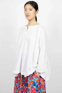 Daniela Gregis Myrtle Painter Shirt White| Tops
