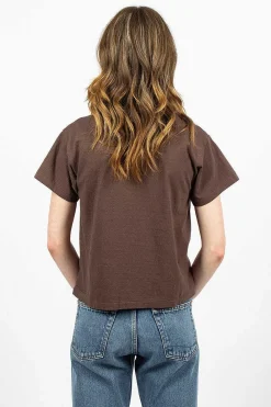 Sunray Spirit Na'Maka'Oh T-Shirt Seal Brown| Tops