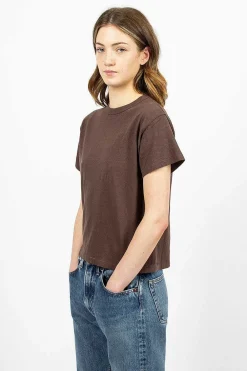 Sunray Spirit Na'Maka'Oh T-Shirt Seal Brown| Tops