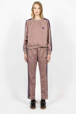 Needles Narrow Track Pant Taupe| Trousers