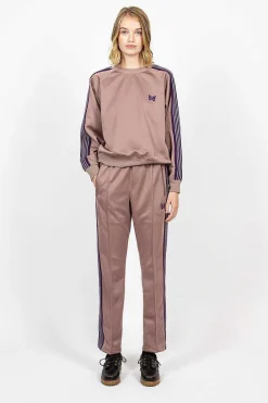 Needles Narrow Track Pant Taupe| Trousers