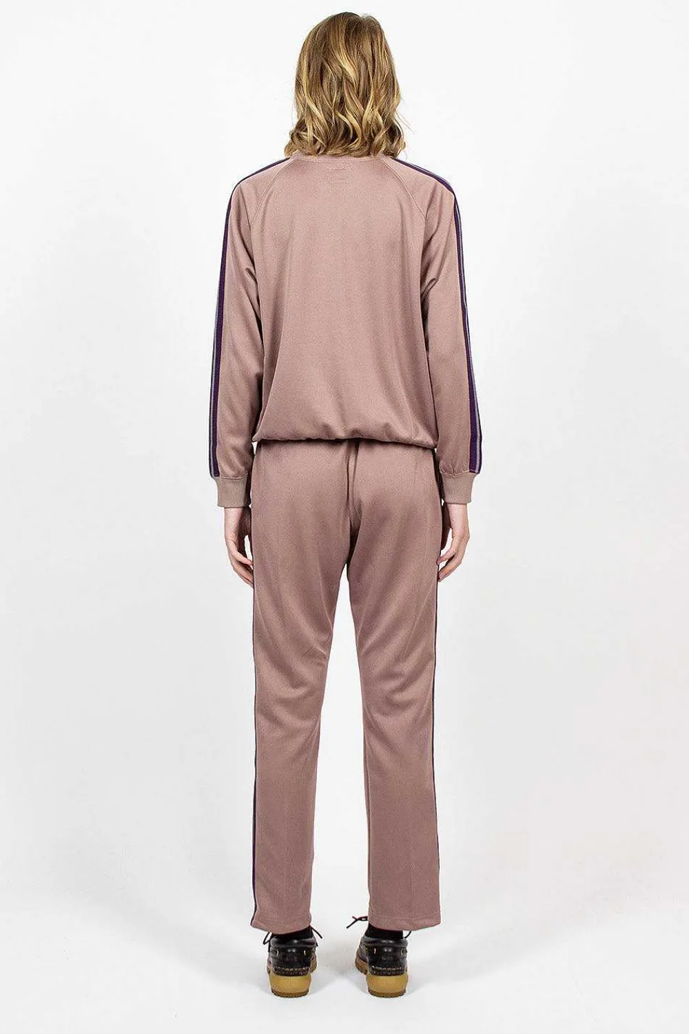 Needles Narrow Track Pant Taupe| Trousers