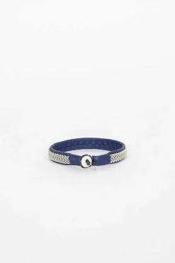 Maria Rudman Navy Hide A Bracelet 6| Bracelets