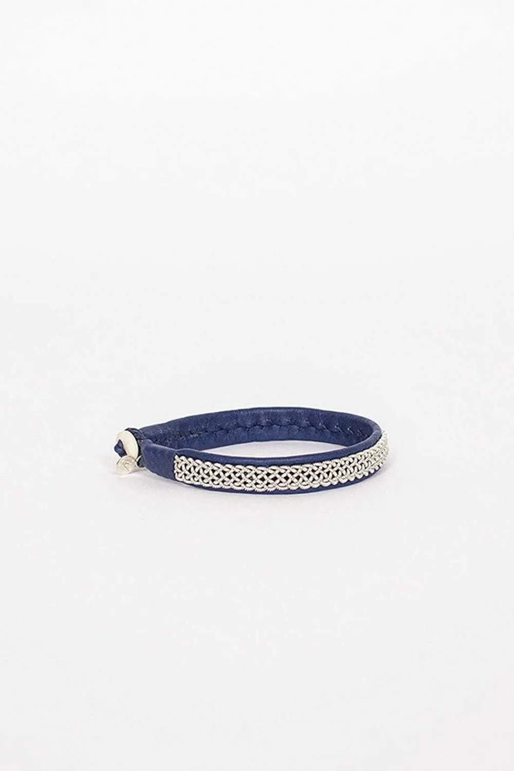 Maria Rudman Navy Hide A Bracelet 6| Bracelets