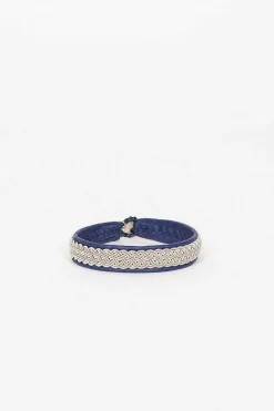 Maria Rudman Navy Hide B Bracelet 4| Bracelets