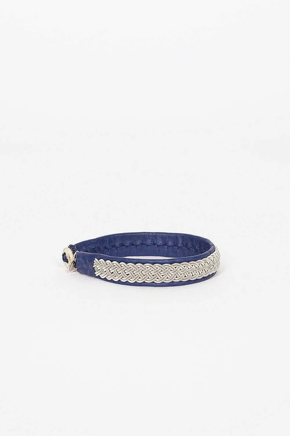 Maria Rudman Navy Hide B Bracelet 4| Bracelets