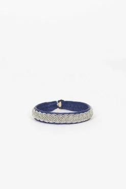 Maria Rudman Navy Hide B Bracelet 3| Bracelets