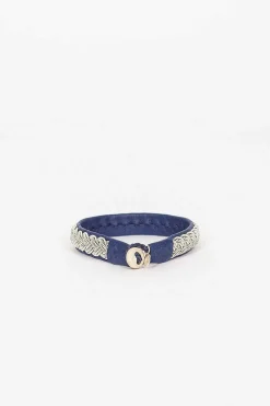 Maria Rudman Navy Hide B Bracelet 3| Bracelets