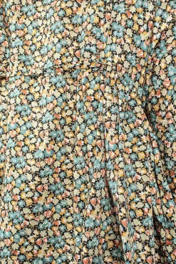 Daniela Gregis Newpride Florellini Shirt Floral Blue/Red/Orange| Tops