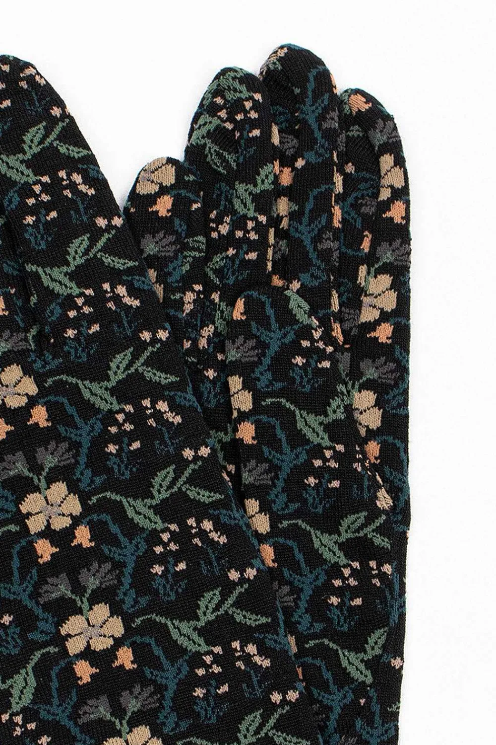 Antipast Ng1-774 Gloves Black Floral| Scarves & Gloves