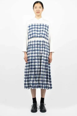 École de Curiosités Nina Dress Navy/White| Dresses