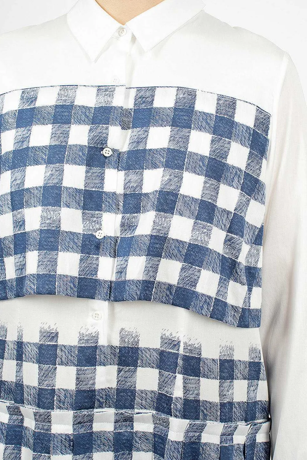 École de Curiosités Nina Dress Navy/White| Dresses