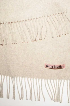 Acne Studios Oatmeal Melange Canada New Scarf| Scarves & Gloves