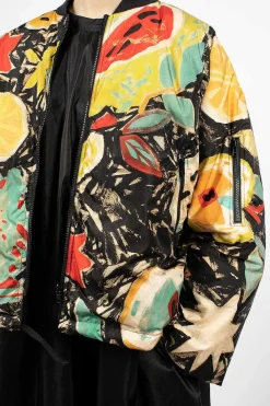Sofie D'Hoore Okay Bomber Fruit Print| Outerwear
