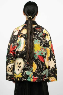 Sofie D'Hoore Okay Bomber Fruit Print| Outerwear