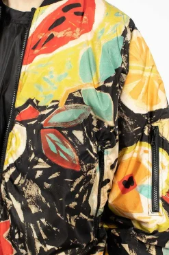 Sofie D'Hoore Okay Bomber Fruit Print| Outerwear