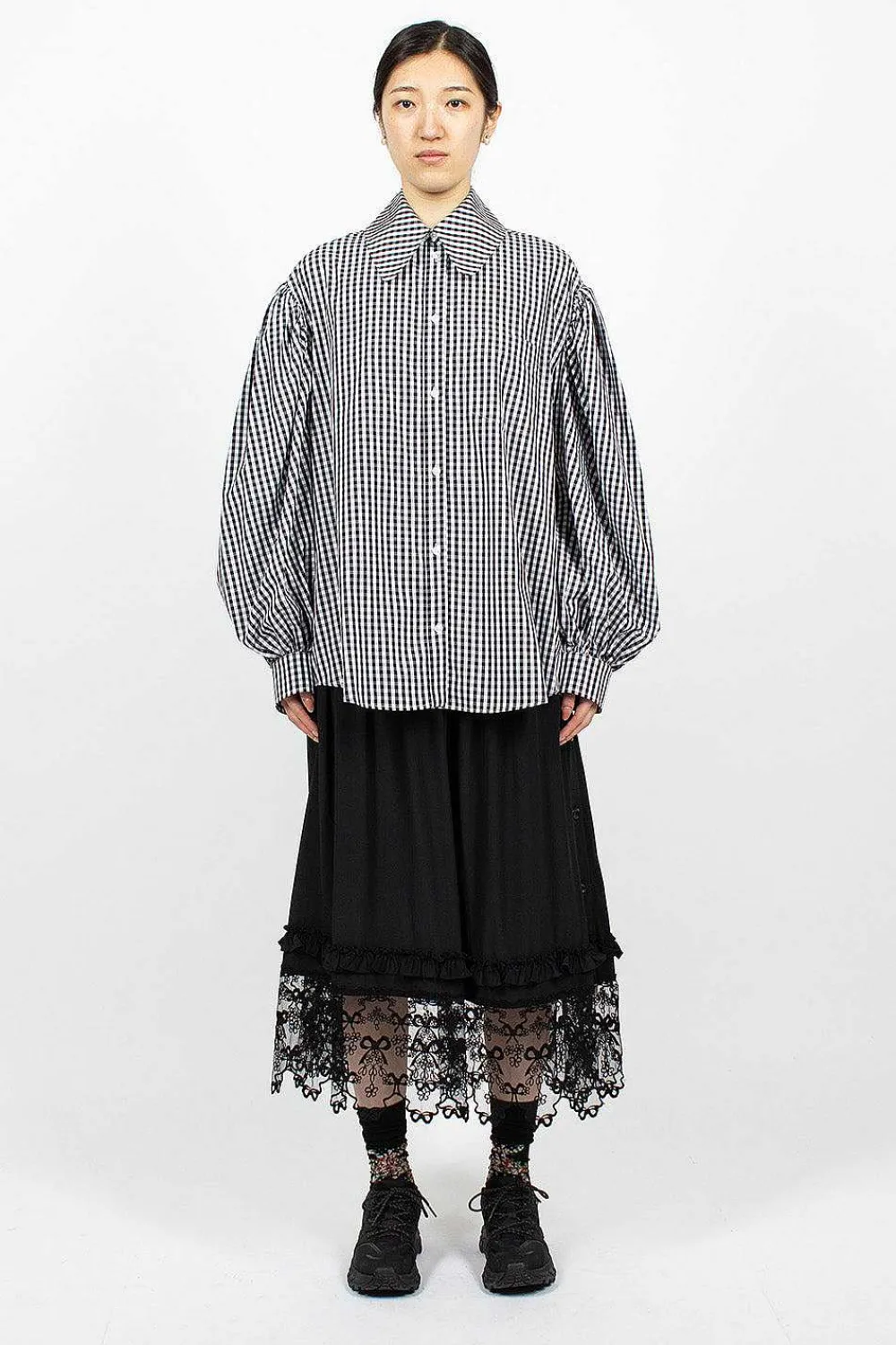 Simone Rocha Oversized Gingham Shirt| Shirts