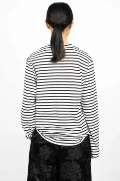 Comme Des Garçons Comme Des Garçons Oversized Stripe T-Shirt| Tops