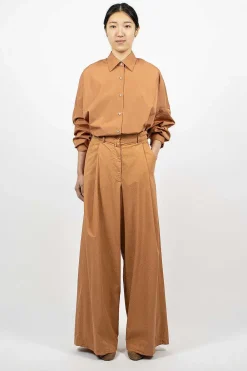Dries Van Noten Oversized Suit Trouser Rust| Trousers