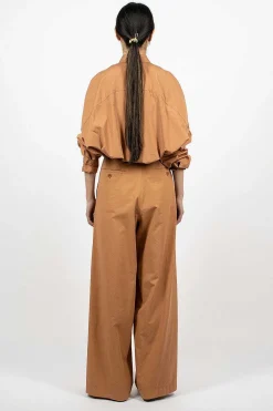 Dries Van Noten Oversized Suit Trouser Rust| Trousers