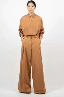 Dries Van Noten Oversized Suit Trouser Rust| Trousers