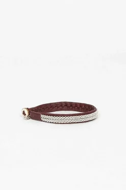 Maria Rudman Ox Brown Hide A Bracelet 1| Bracelets