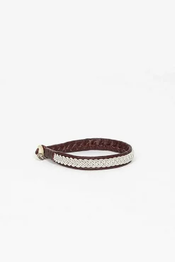 Maria Rudman Ox Brown Hide A Bracelet 4| Bracelets