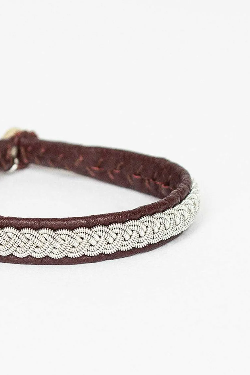 Maria Rudman Ox Brown Hide A Bracelet 4| Bracelets