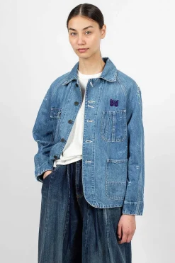 Needles 10Oz Coverall Distressed Denim| Outerwear