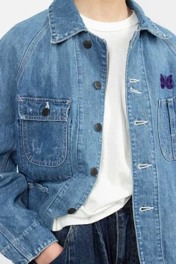 Needles 10Oz Coverall Distressed Denim| Outerwear