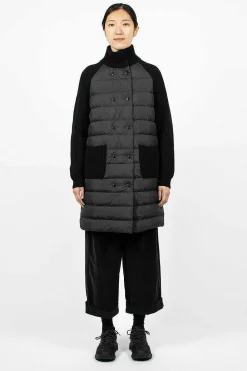 Moncler Padded Long Wool Cardigan| Knitwear