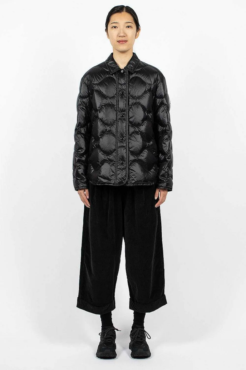 Moncler Padded Shirt Black| Outerwear