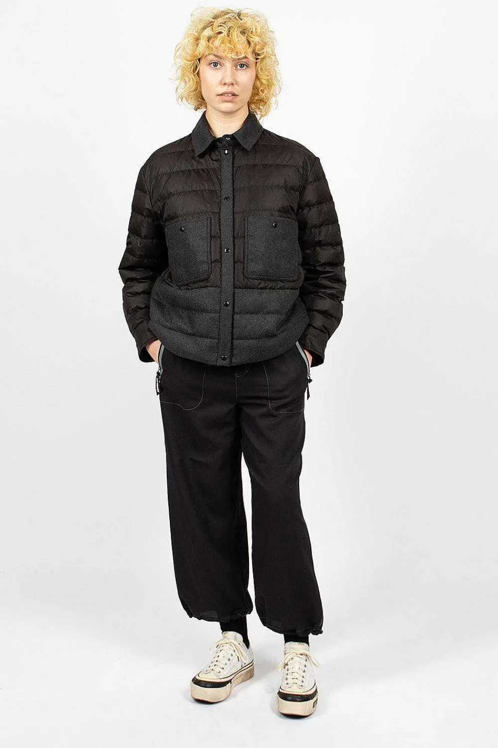 Moncler Padded Shirt Black| Shirts