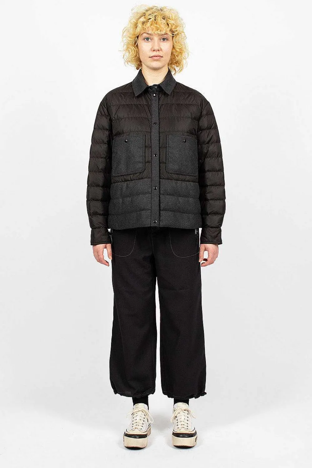 Moncler Padded Shirt Black| Shirts