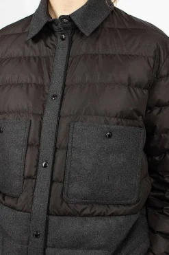 Moncler Padded Shirt Black| Shirts